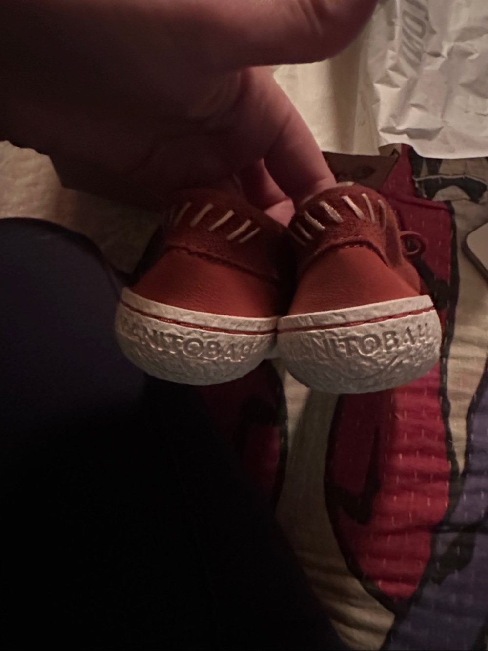Women's Suede modern Moccasin in red clay - Picture 12 of 14